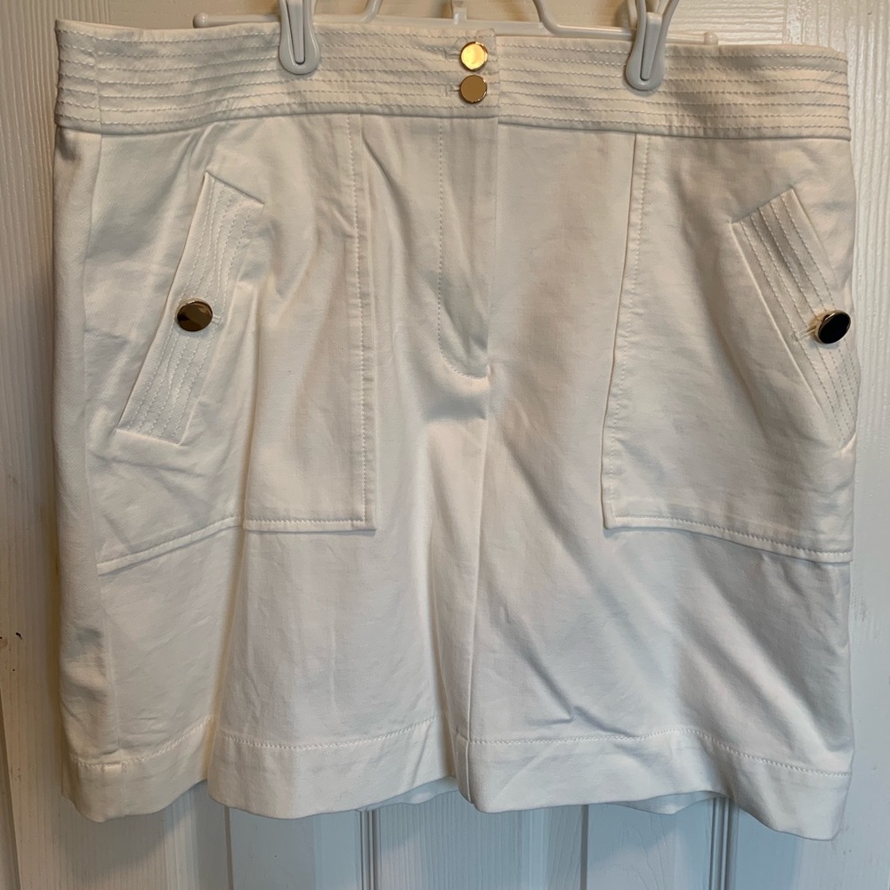 Loft size 14 white skirt